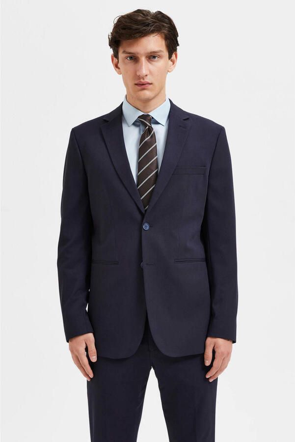Selected Homme Slim fit colbert met viscose model 'LIAM'