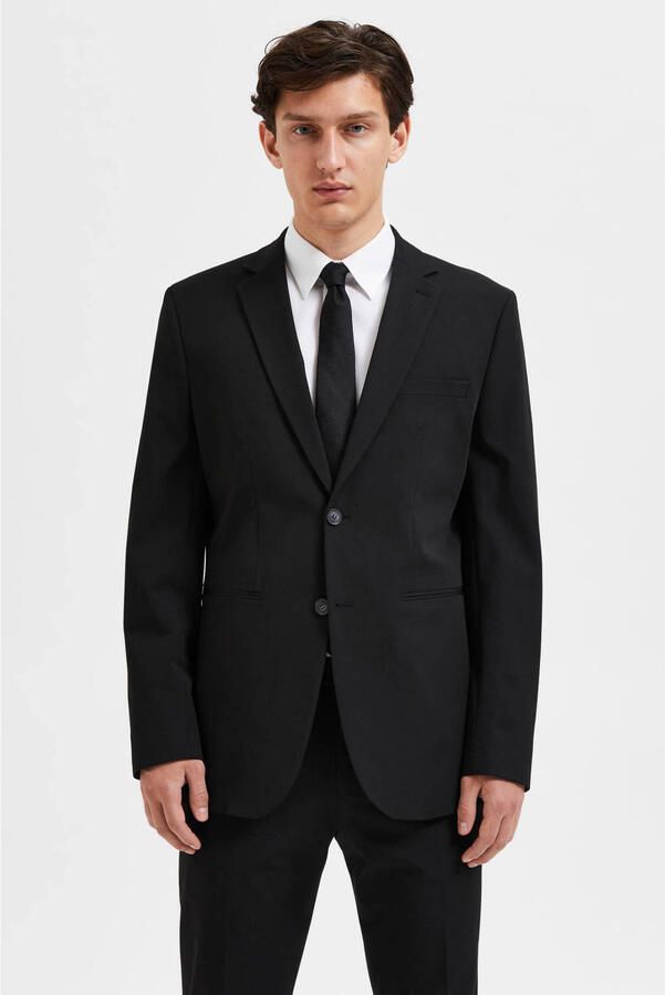 Selected Homme Slim fit colbert met viscose model 'LIAM'