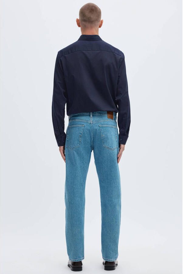 Selected slim fit zakelijk overhemd van katoenmix model 'FILIP' - Foto 3