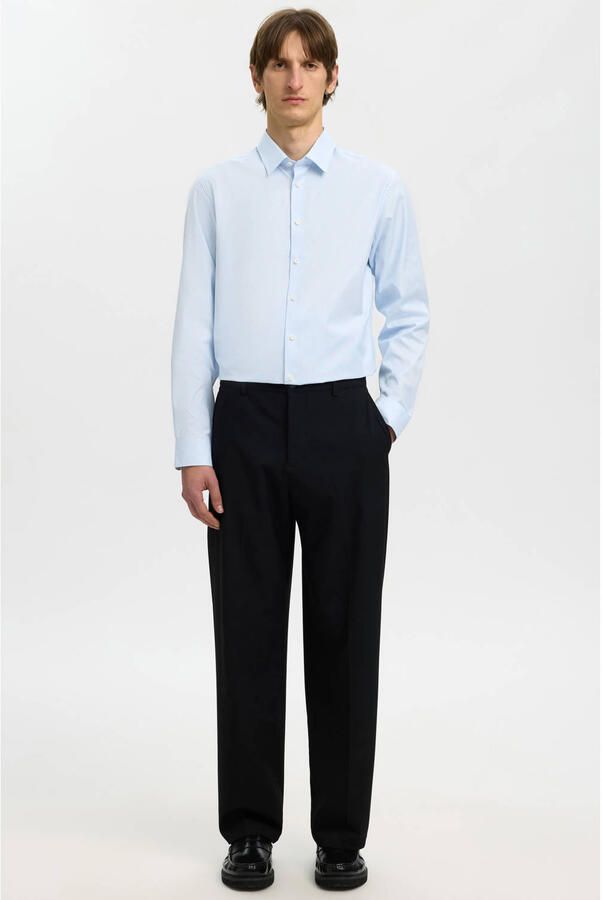 Selected Homme Slim fit zakelijk overhemd van katoen model 'Ethan'