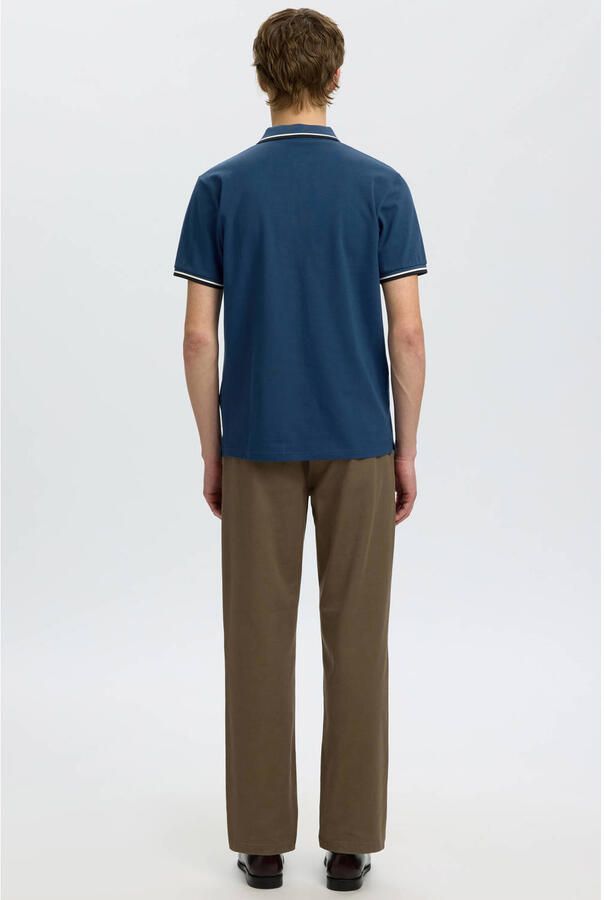 Selected Homme slim fit poloshirt van katoenmix model 'ATLAS' - Foto 2