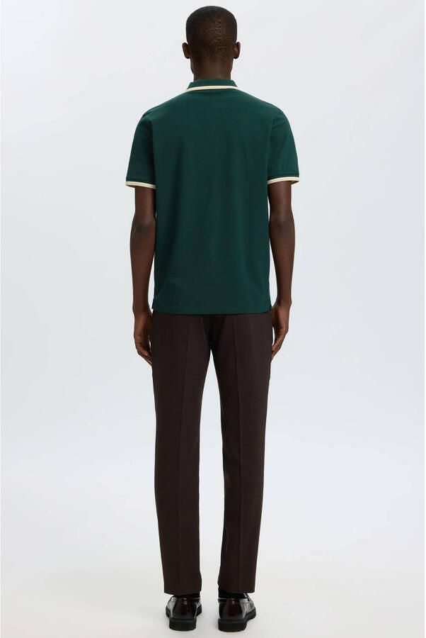 Selected Homme slim fit poloshirt van katoenmix model 'ATLAS' - Foto 2