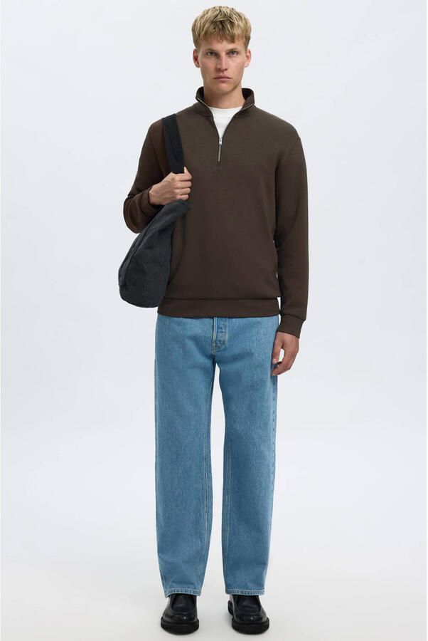 Selected sweater bruin - Foto 2