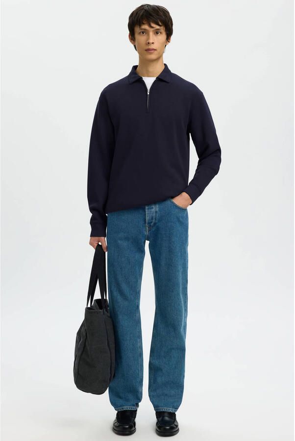 Selected Homme Regular fit Poloshirt van viscosemix Model 'EMANUEL' - Foto 2