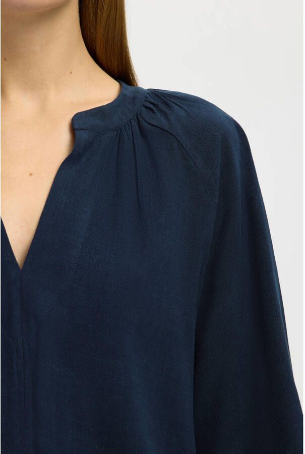 Selected top donkerblauw - Foto 2