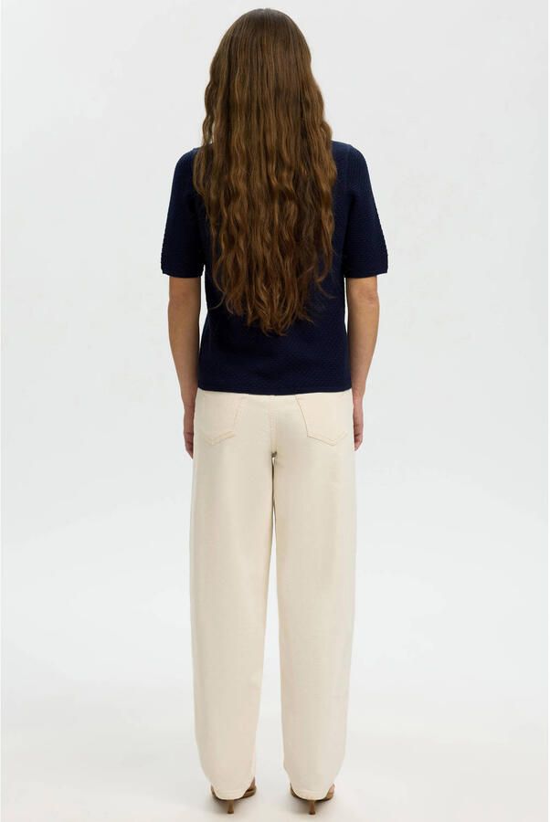 Selected top zwart gebreid - Foto 3