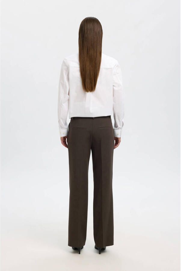 Selected Femme Wijde broek met viscose model 'RITA' - Foto 3
