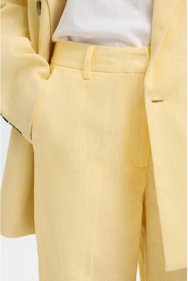SELECTED WOMEN Dames Broeken Slfwide Marlie Hw Pant Creme - Foto 6