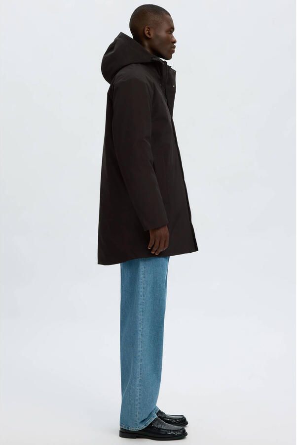 Selected winterparka zwart - Foto 2