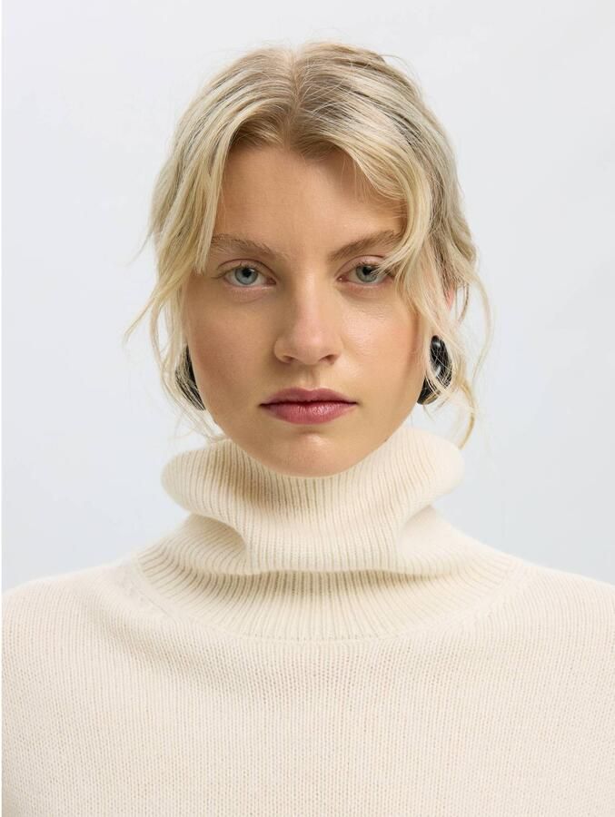 Selected Women coltrui met wol ecru - Foto 2