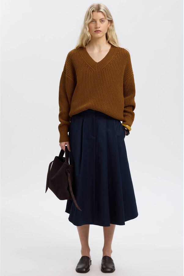 Selected Regular fit pullover van katoenmix model 'SELMA' - Foto 3