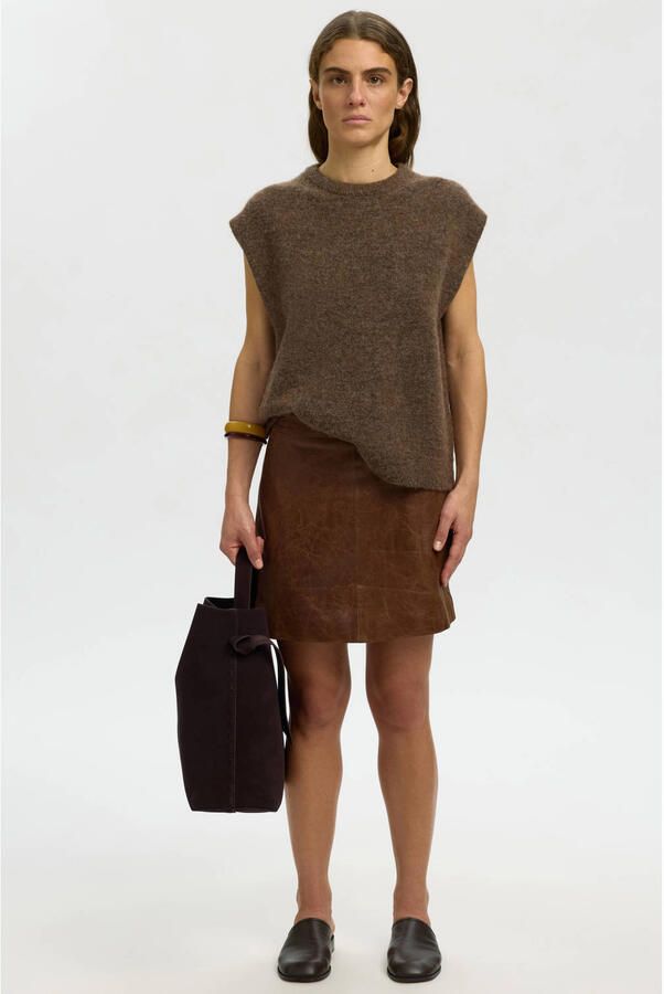 Selected relaxed fit spencer van wolmix model 'LULU' - Foto 2
