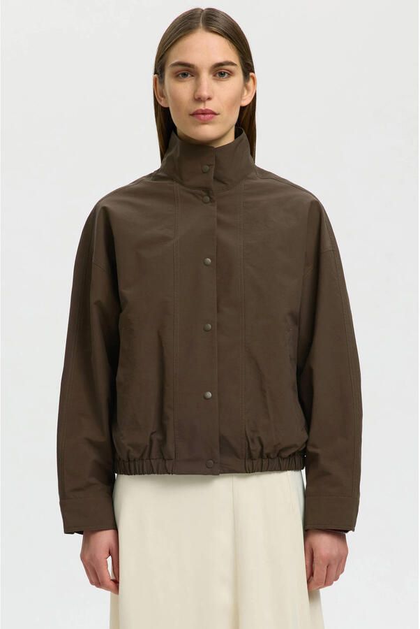Selected Women jas bruin