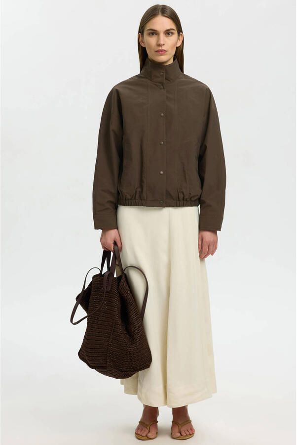 Selected Women jas bruin - Foto 2