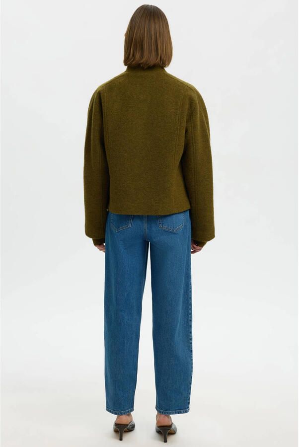Selected Regular fit blouson van wolmix model 'JACQUELINE' - Foto 2