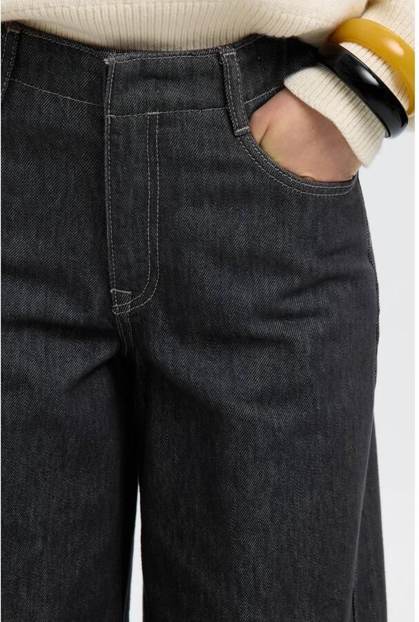 Selected Women Slwextra Wide Baria-Bora Mw wide leg jeans dark blue denim - Foto 2