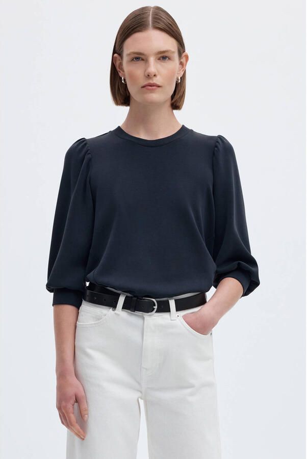 SELECTED WOMEN Dames Tops & T-shirts Slftenny 3 4 Sweat Top Donkerblauw - Foto 7