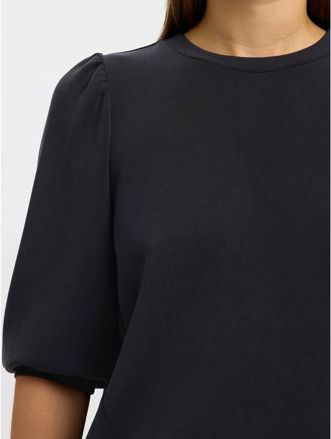 SELECTED FEMME Sweatshirt SLFTENNY met pofmouwen van zachte modalmix - Foto 6