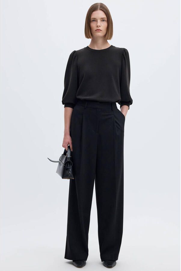 SELECTED FEMME Sweatshirt SLFTENNY met pofmouwen van zachte modalmix - Foto 7