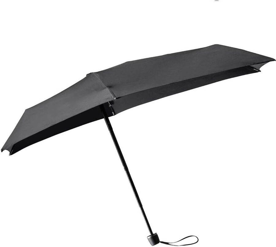 Senz opvouwbare stormparaplu Micro ual zwart