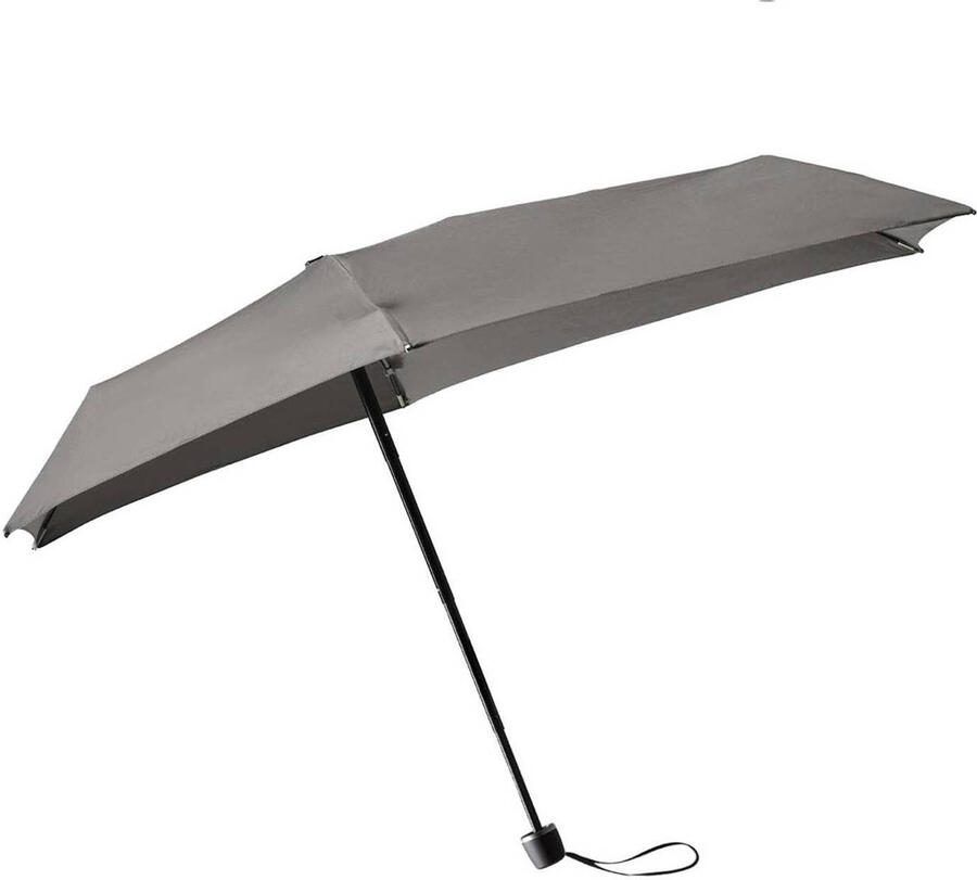 Senz opvouwbare stormparaplu Micro ual silk grey