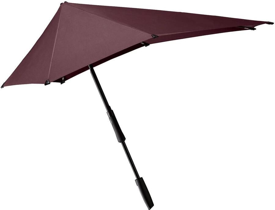 Senz stormparaplu Large Stick bordeauxrood