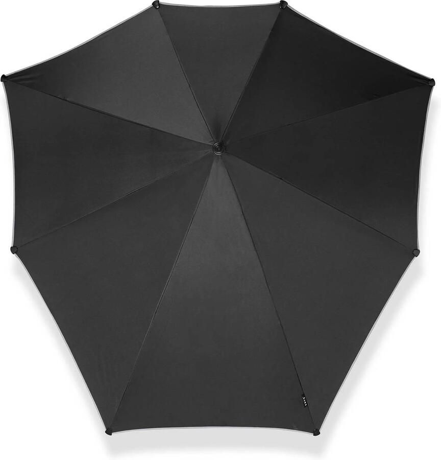 Senz stormparaplu XXL Stick black reflective - Foto 2