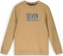 SEVENONESEVEN sweater met printopdruk zand Beige Printopdruk 134 140 - Thumbnail 1