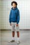 SEVENONESEVEN hoodie blauw Sweater Jongens Katoen Capuchon 122 128 - Thumbnail 1