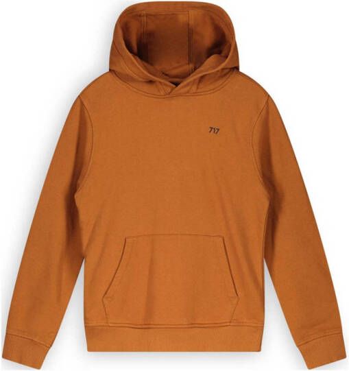 SEVENONESEVEN hoodie roestbruin Sweater 110 116 | Sweater van