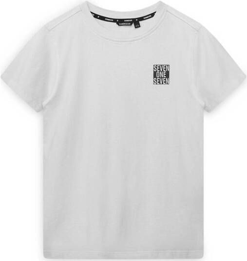 SEVENONESEVEN T-shirt met printopdruk wit