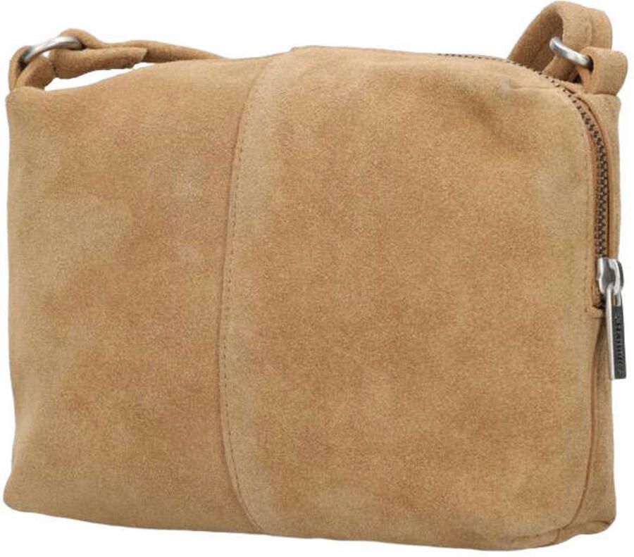Shabbies Amsterdam suede crossbody tas Saar zand - Foto 2