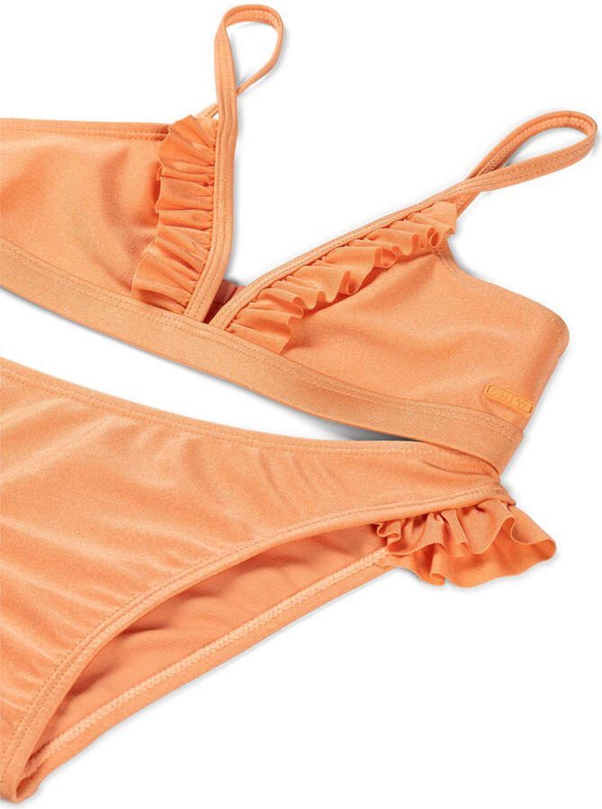 Shiwi bikini met ruches Blake oranje Meisjes Polyamide Effen - Foto 2