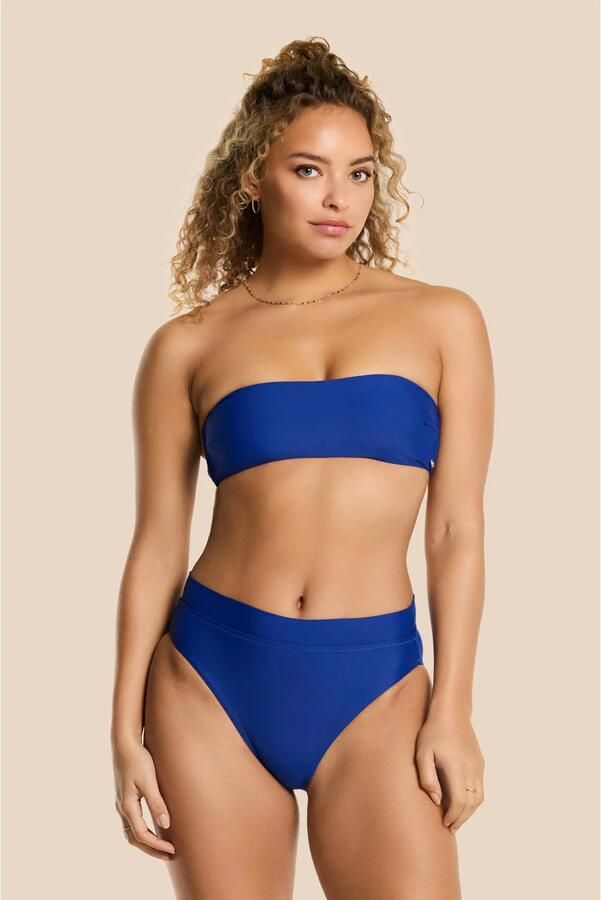 Shiwi The Sunshine Brand voorgevormde bandeau bikini set Lola blauw