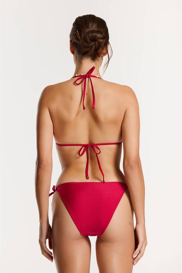Shiwi The Sunshine Brand voorgevormde triangel bikini set Liz rood