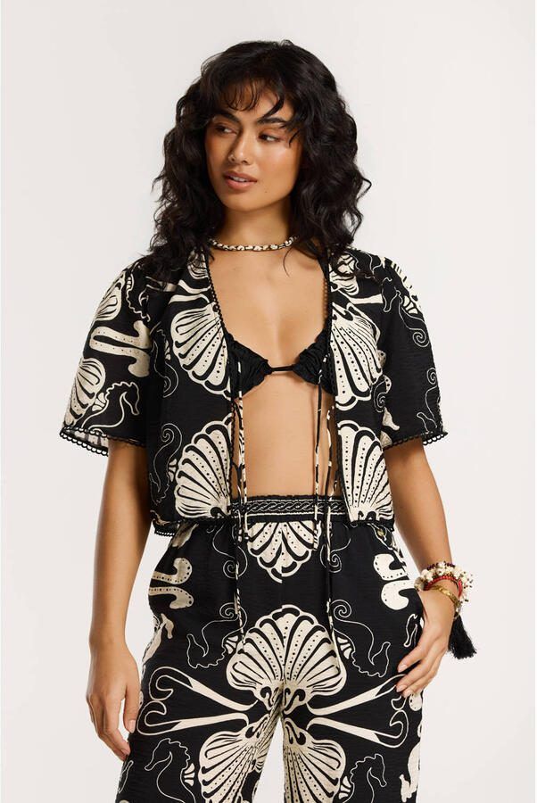 Shiwi The Sunshine Brand voorgevormde triangel bikini set Lynn zwart