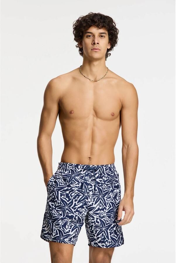 SHIWI Heren Zwembroeken Men Mike Swim Shorts 7 Inch Starfish Donkerblauw - Foto 7