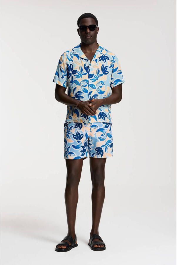 SHIWI Heren Zwembroeken Men Mike Swim Shorts 7 Inch Floral Leafs Multi - Foto 5