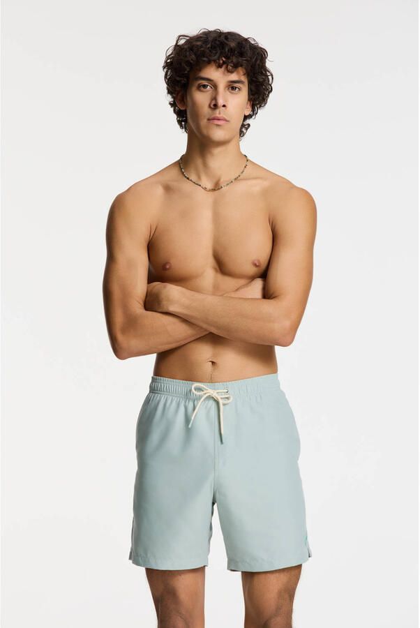 SHIWI Heren Zwembroeken Men Mike Swim Shorts 7 Inch Solid Groen - Foto 6