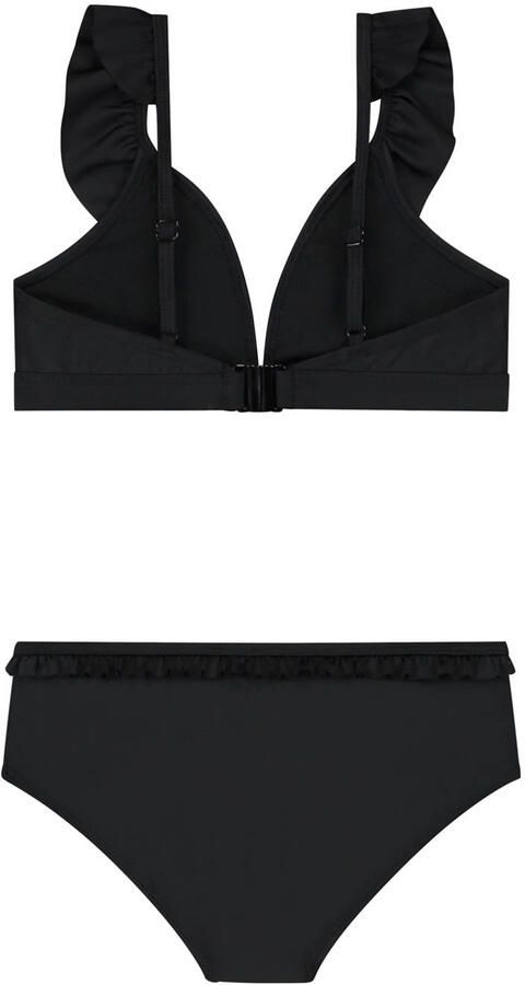 Shiwi The Sunshine Brand bikini met ruches Bella zwart - Foto 3