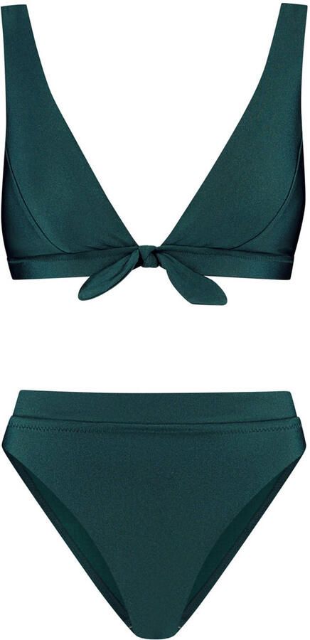 Shiwi The Sunshine Brand voorgevormde bikini set Teddy donkergroen - Foto 3