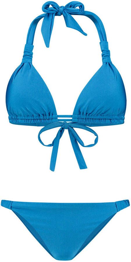 Shiwi The Sunshine Brand voorgevormde triangel bikini set Bibi blauw