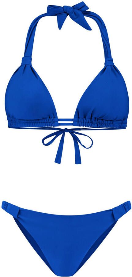 Shiwi The Sunshine Brand voorgevormde triangel bikini set Bibi blauw - Foto 3