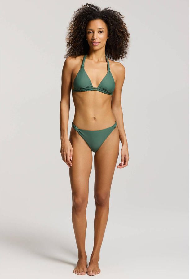 Shiwi The Sunshine Brand voorgevormde triangel bikini set Bibi olijfgroen