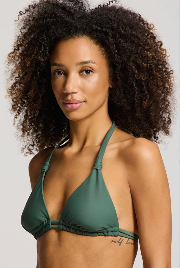 Shiwi The Sunshine Brand voorgevormde triangel bikini set Bibi olijfgroen - Foto 3