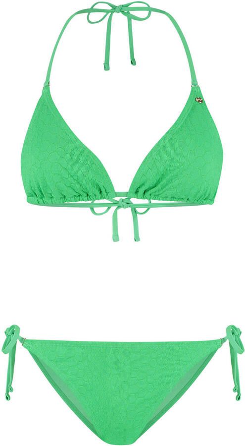 Shiwi The Sunshine Brand voorgevormde triangel bikini set Liz lichtgroen - Foto 3