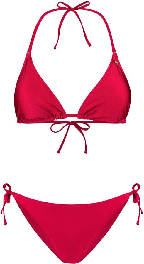 Shiwi The Sunshine Brand voorgevormde triangel bikini set Liz rood - Foto 3