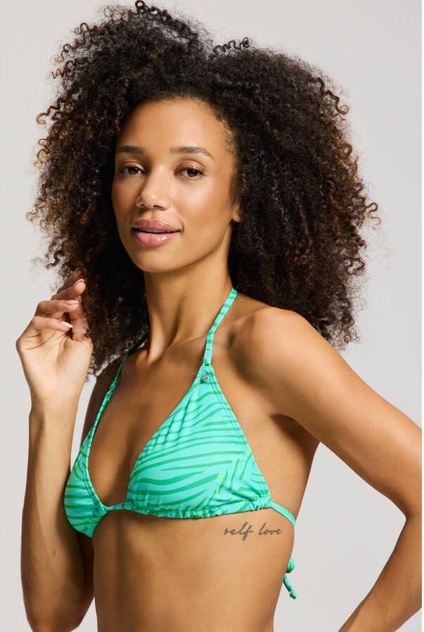 Shiwi The Sunshine Brand voorgevormde triangel bikini set Lynn lichtgroen - Foto 2