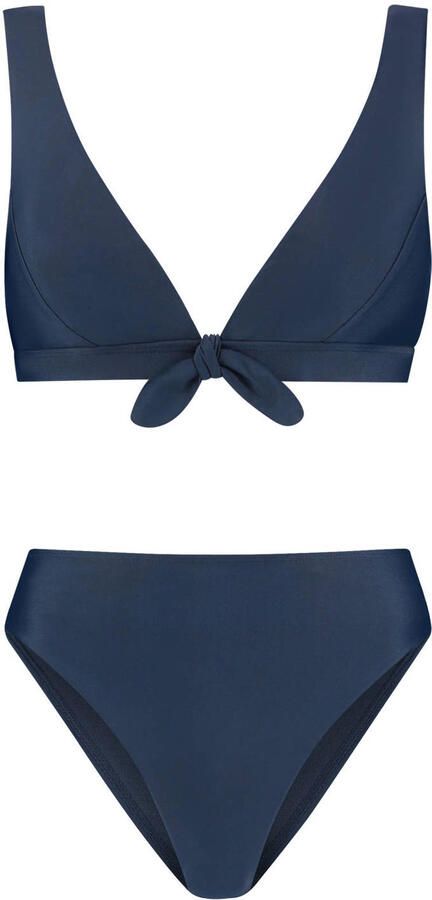 Shiwi The Sunshine Brand voorgevormde triangel bikini set Teddy blauw - Foto 3