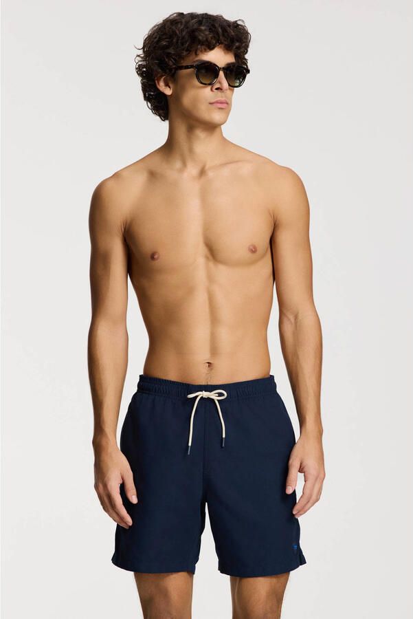 SHIWI Zwembroeken Mike Swim Shorts 7 Inch Solid Donkerblauw - Foto 6